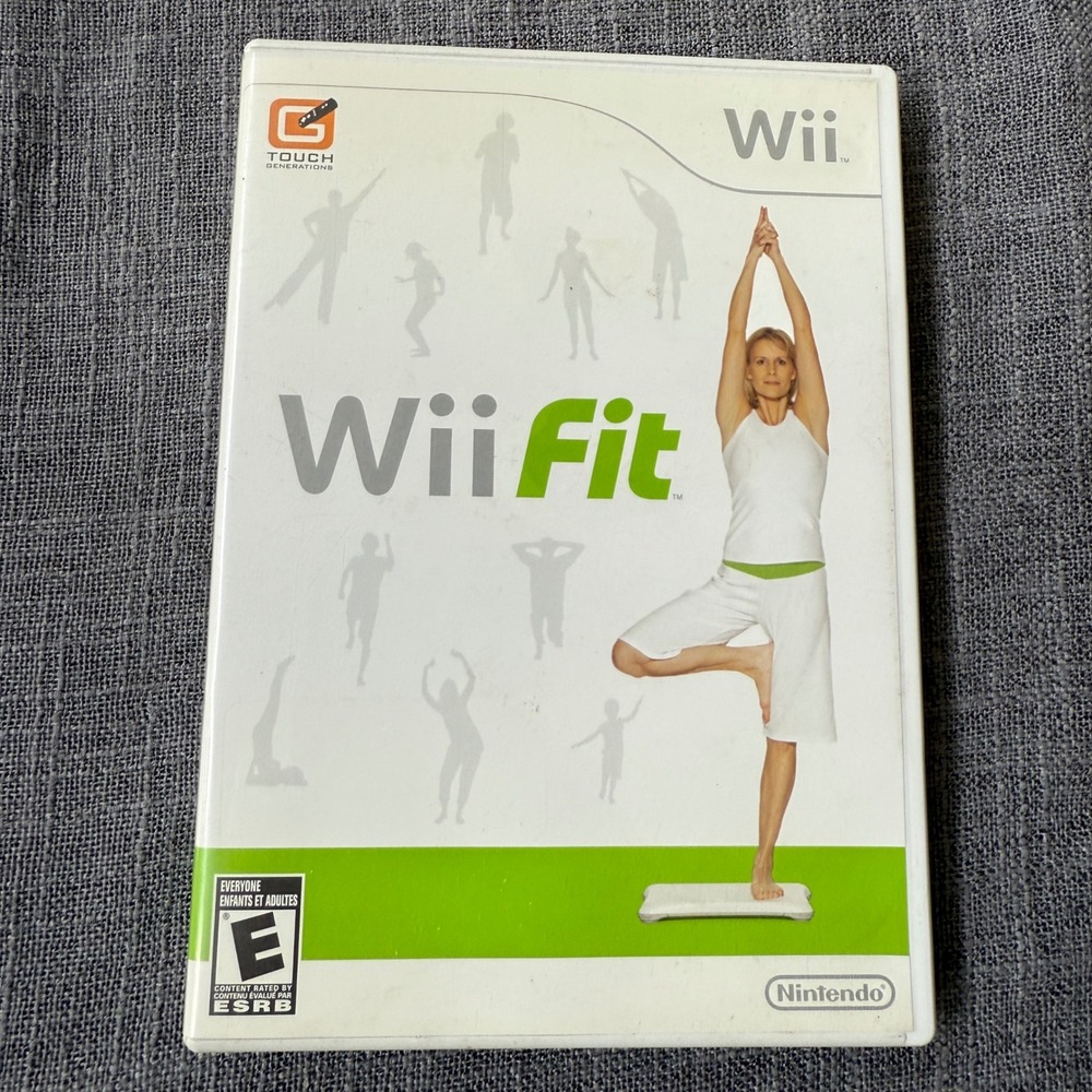 Nintendo Wii Fit Video Game for Wii Balance Board Yoga‎ Fitness Complete l